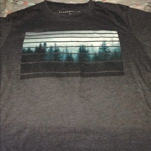 A Short Sleeve Forest Photo Graphic Tee